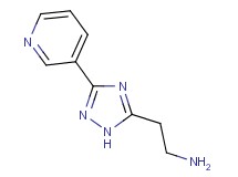 2-(3-pyridin-3-yl-1H-1,2,4-triazol-5-yl)ethanamine