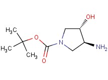 tert-butyl trans-3-amino-4-hydroxy-1-pyrrolidinecarboxylate