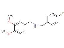 (3,4-dimethoxybenzyl)(4-fluorobenzyl)amine