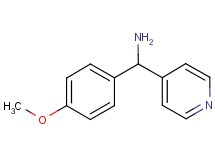 1-(4-methoxyphenyl)-1-pyridin-4-ylmethanamine