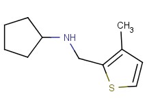 N-[(3-methyl-2-thienyl)methyl]cyclopentanamine