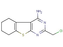 2-(chloromethyl)-5,6,7,8-tetrahydro[1]benzothieno[2,3-d]pyrimidin-4-amine