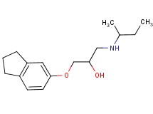 1-(sec-butylamino)-3-(2,3-dihydro-1H-inden-5-yloxy)propan-2-ol