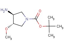 tert-butyl trans-3-amino-4-methoxy-1-pyrrolidinecarboxylate