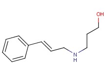 3-[(3-phenyl-2-propen-1-yl)amino]-1-propanol