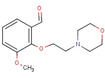 3-methoxy-2-[2-(4-morpholinyl)ethoxy]benzaldehyde