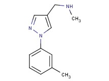 N-methyl-1-[1-(3-methylphenyl)-1H-pyrazol-4-yl]methanamine