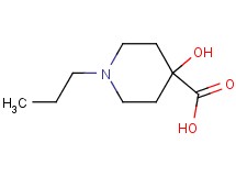 4-hydroxy-1-propyl-4-piperidinecarboxylic acid
