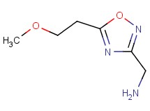 1-[5-(2-methoxyethyl)-1,2,4-oxadiazol-3-yl]methanamine