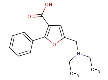 5-[(diethylamino)methyl]-2-phenyl-3-furoic acid
