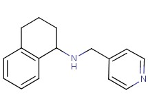 (pyridin-4-ylmethyl)1,2,3,4-tetrahydronaphthalen-1-ylamine