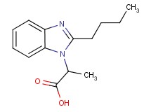 2-(2-butyl-1H-benzimidazol-1-yl)propanoic acid