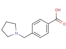 4-(1-pyrrolidinylmethyl)benzoic acid