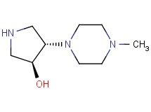 trans-4-(4-methyl-1-piperazinyl)-3-pyrrolidinol