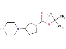 tert-butyl 3-(1-piperazinyl)-1-pyrrolidinecarboxylate