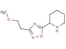 2-[3-(2-methoxyethyl)-1,2,4-oxadiazol-5-yl]piperidine