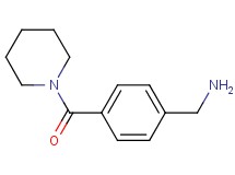 1-[4-(1-piperidinylcarbonyl)phenyl]methanamine