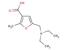 5-[(diethylamino)methyl]-2-methyl-3-furoic acid