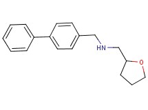 (biphenyl-4-ylmethyl)(tetrahydrofuran-2-ylmethyl)amine