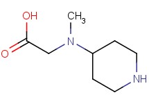 N-methyl-N-4-piperidinylglycine