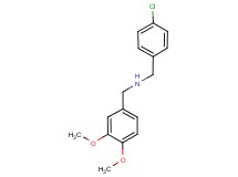 (4-chlorobenzyl)(3,4-dimethoxybenzyl)amine
