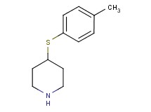 4-[(4-methylphenyl)thio]piperidine