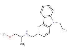 N-[(9-ethyl-9H-carbazol-3-yl)methyl]-1-methoxypropan-2-amine