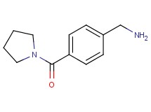1-[4-(1-pyrrolidinylcarbonyl)phenyl]methanamine