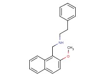 N-[(2-methoxy-1-naphthyl)methyl]-2-phenylethanamine
