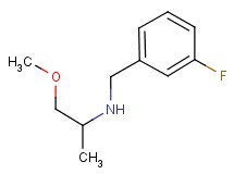 (3-fluorobenzyl)(2-methoxy-1-methylethyl)amine