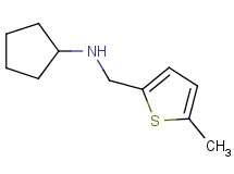 N-[(5-methyl-2-thienyl)methyl]cyclopentanamine
