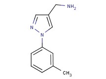 1-[1-(3-methylphenyl)-1H-pyrazol-4-yl]methanamine
