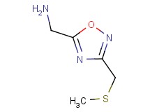 ({3-[(methylthio)methyl]-1,2,4-oxadiazol-5-yl}methyl)amine