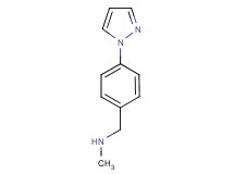 N-methyl-1-[4-(1H-pyrazol-1-yl)phenyl]methanamine