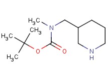 tert-butyl methyl(3-piperidinylmethyl)carbamate