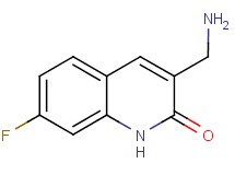3-(aminomethyl)-7-fluoroquinolin-2(1H)-one