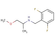 (2,6-difluorobenzyl)(2-methoxy-1-methylethyl)amine