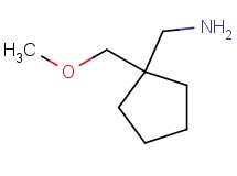 1-[1-(methoxymethyl)cyclopentyl]methanamine