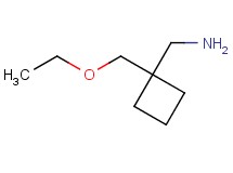 1-[1-(ethoxymethyl)cyclobutyl]methanamine