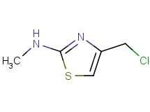 4-(chloromethyl)-N-methyl-1,3-thiazol-2-amine