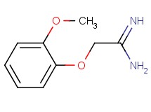 2-(2-methoxyphenoxy)ethanimidamide