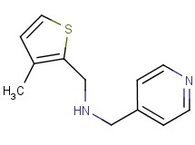 1-(3-methyl-2-thienyl)-N-(4-pyridinylmethyl)methanamine