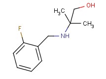 2-[(2-fluorobenzyl)amino]-2-methyl-1-propanol