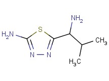 5-(1-amino-2-methylpropyl)-1,3,4-thiadiazol-2-amine