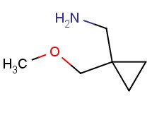 1-[1-(methoxymethyl)cyclopropyl]methanamine