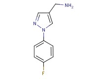 1-[1-(4-fluorophenyl)-1H-pyrazol-4-yl]methanamine