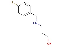 3-[(4-fluorobenzyl)amino]propan-1-ol
