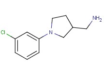 1-[1-(3-chlorophenyl)-3-pyrrolidinyl]methanamine