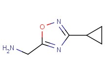 1-(3-cyclopropyl-1,2,4-oxadiazol-5-yl)methanamine