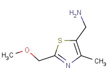 1-[2-(methoxymethyl)-4-methyl-1,3-thiazol-5-yl]methanamine